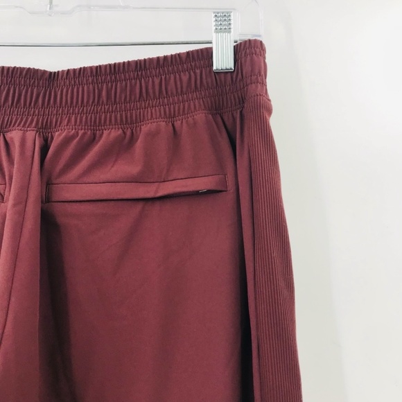 Athleta High Rise Lined Jogger Pants Burgundy Size 4 Petite - Picture 6 of 10